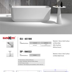 Báo giá bồn tắm EU-65180