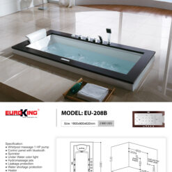 Báo giá sản phẩm bồn tắm EU-208B