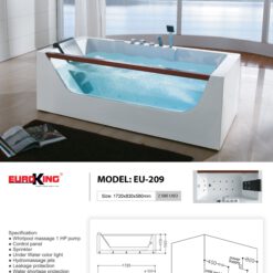 Báo giá bán lẻ bồn tắm EU-209