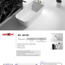 Báo giá bồn tắm EU-65159