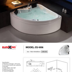 Báo giá bồn tắm EU-806