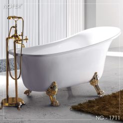 Hình ảnh Bồn tắm NG-1711 chân vàng đồng