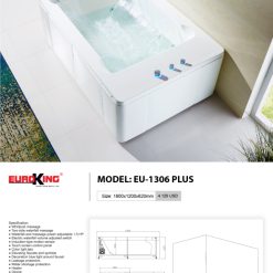 Báo giá bồn tắm eu-1306Plus