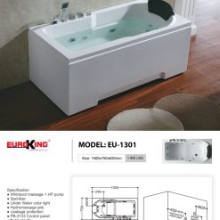 Hình ảnh báo giá Bồn tắm EU-1301