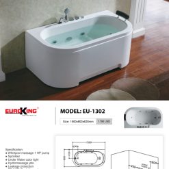 Hình ảnh báo giá bồn tắm EU-1302